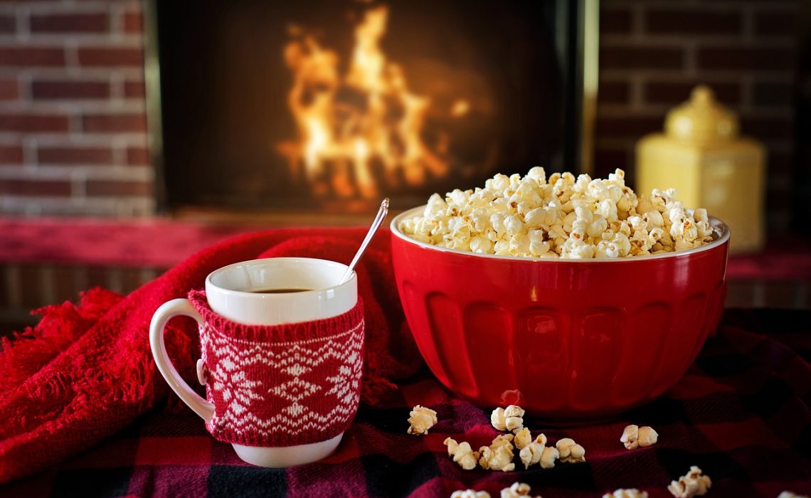 Meine Playlist im Winter, mit Kakao und Popcorn vorm Kamin